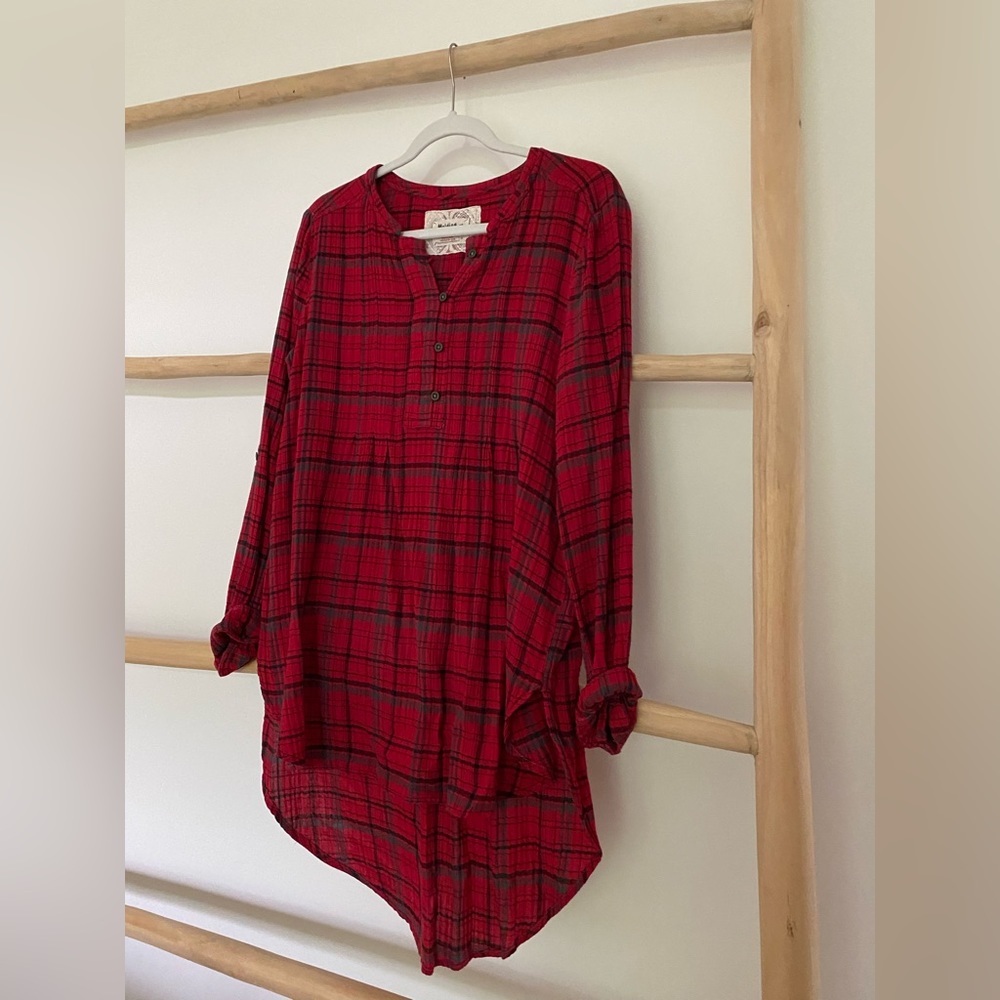 Anthro Plaid Tunic